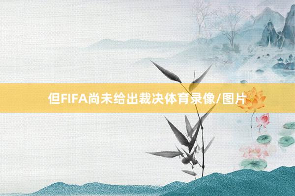 但FIFA尚未给出裁决体育录像/图片